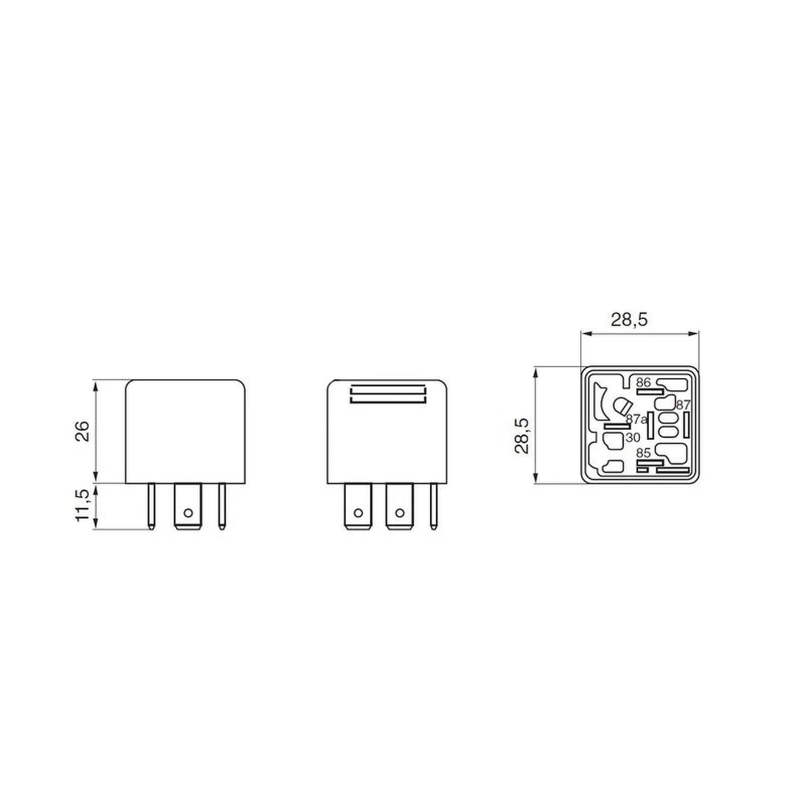 Bosch Main Power Relay 0 332 209 204