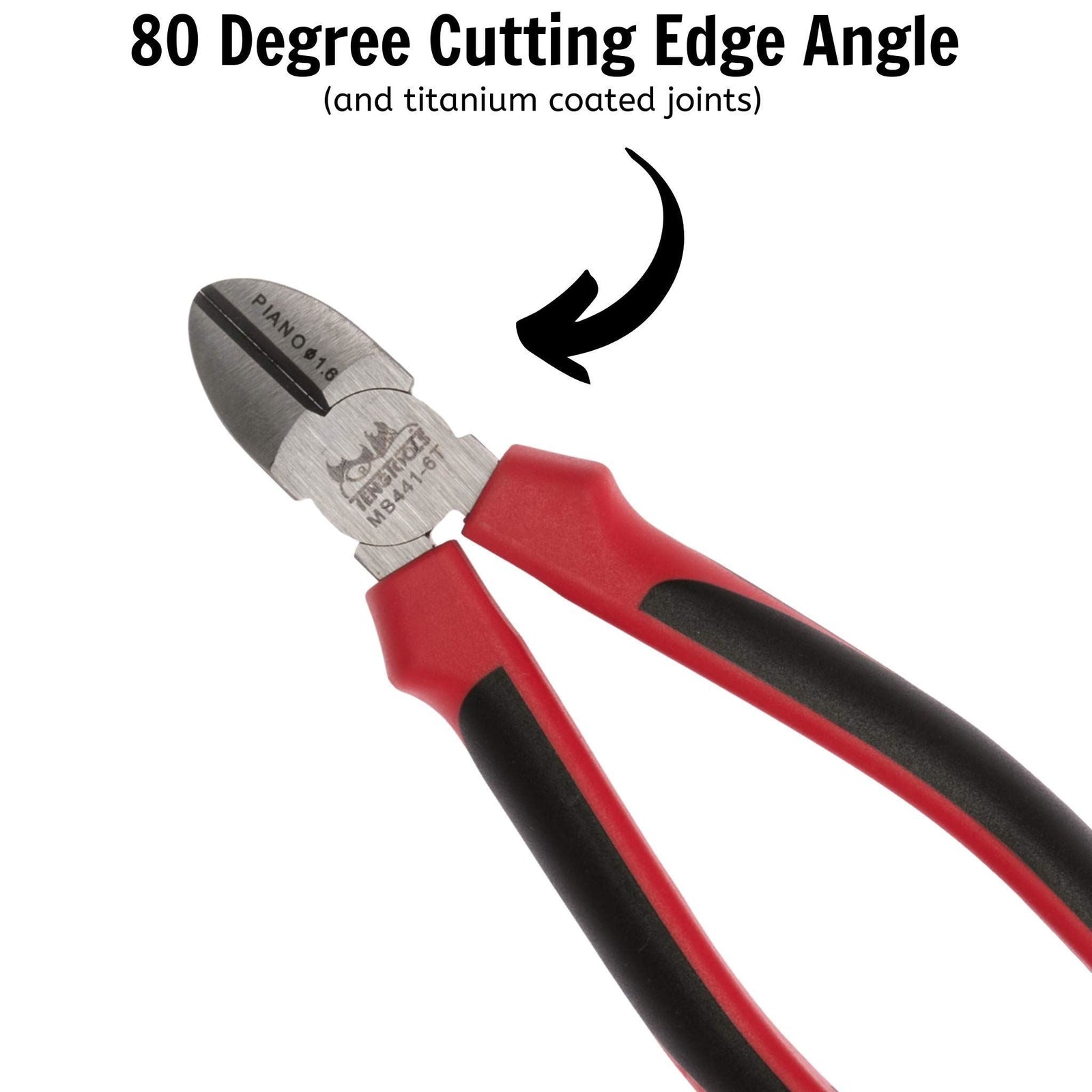 Teng Tools Side Cutting Plier TPR Grip 160mm