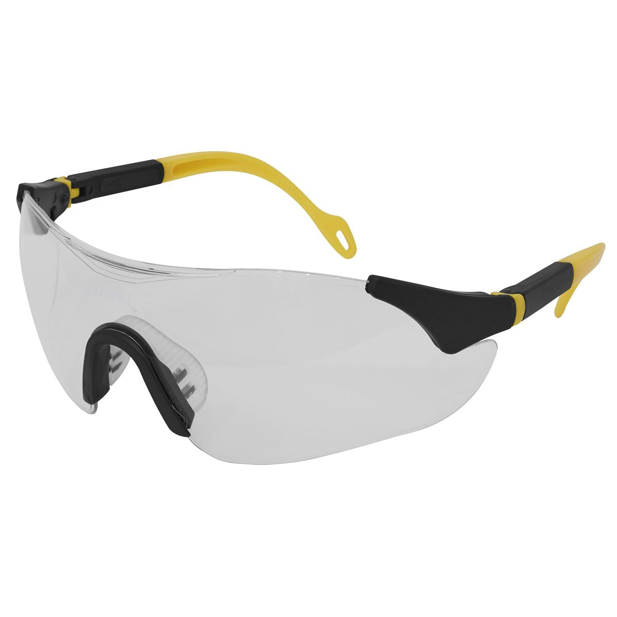 Worksafe Worksafe Sports Style Clear Safety Glasses with Adjustable Arms 9208