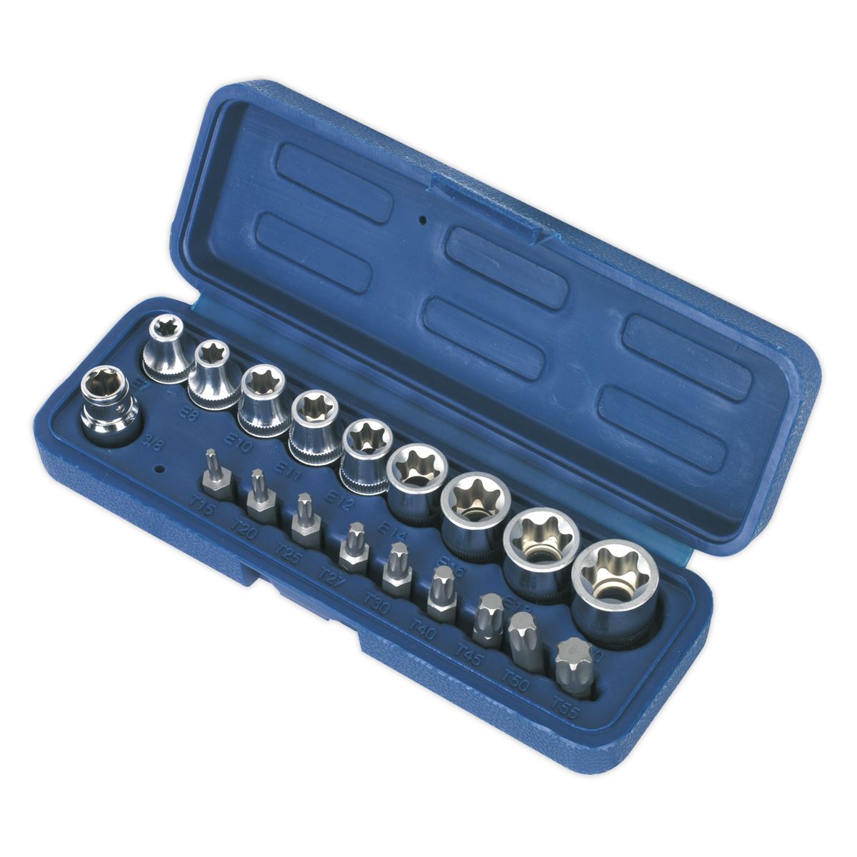 Sealey TRX-Star* Socket & Bit Set 19pc AK6191