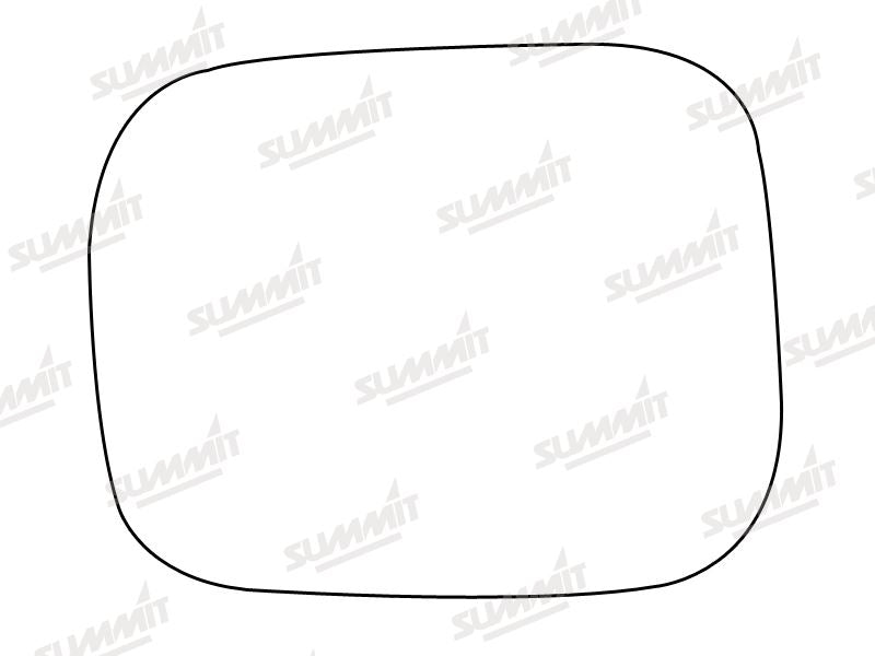 Summit Stick-On Standard Mirror Glass fits Volvo XC70 06 on LHS
