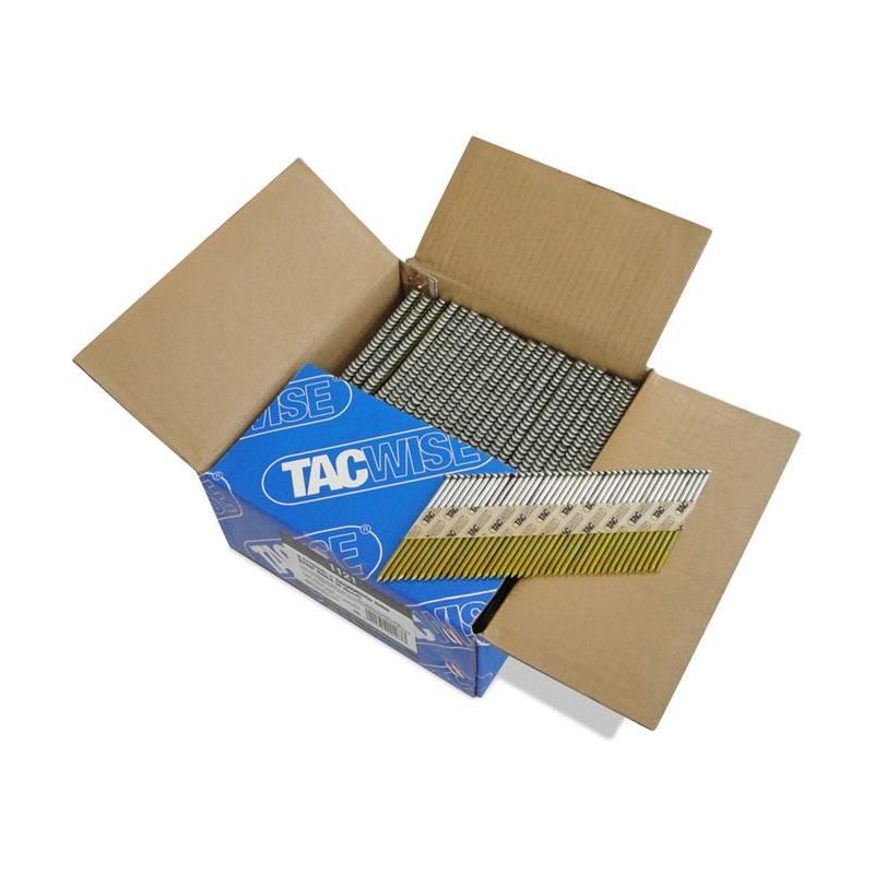 Tacwise 34° Extra Galvanised Framing Ring Shank Nails Type 3.1/75mm (2200)