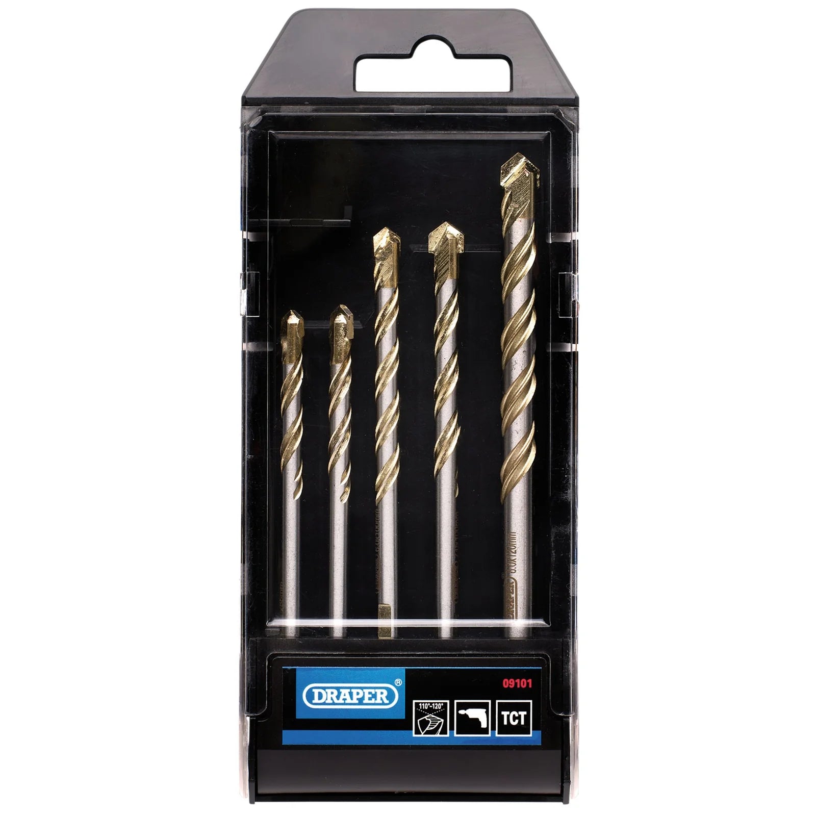 Draper Multi Construction TCT Drill Bit Set (5 Piece) - DBMCS1