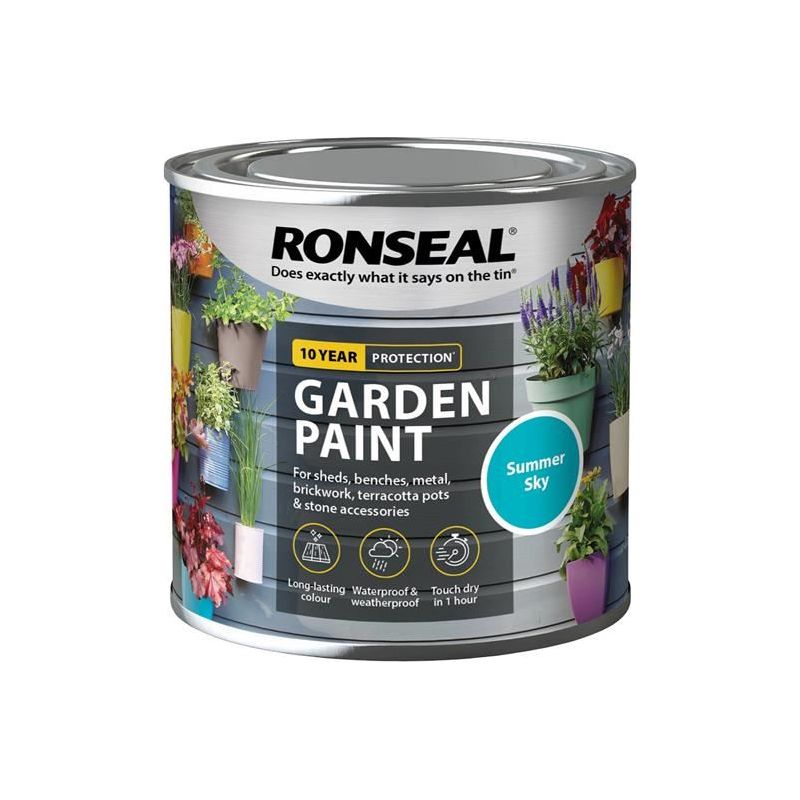 Ronseal Garden Paint Summer Sky 250ml