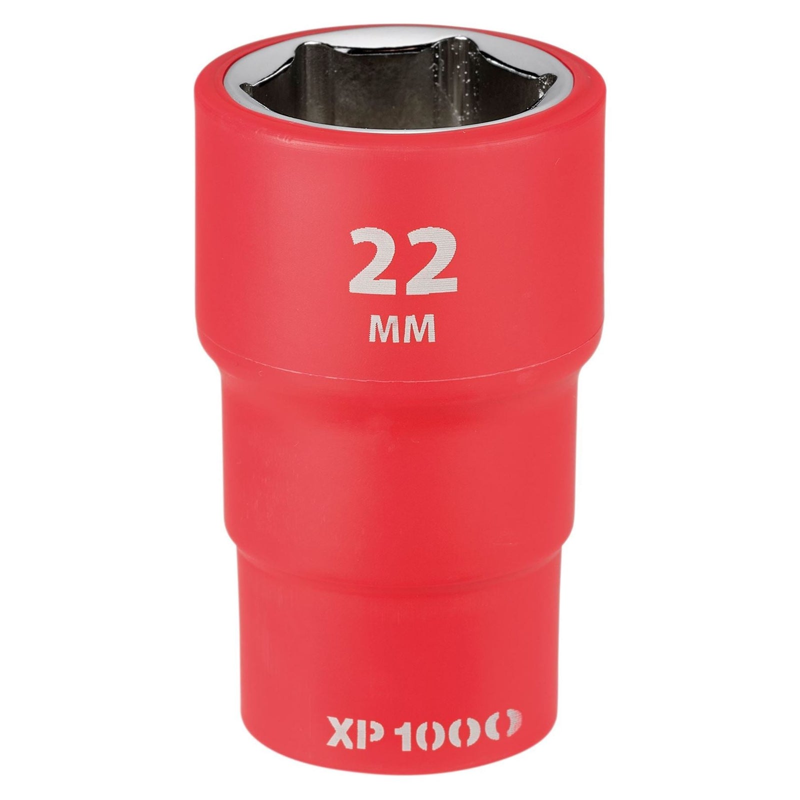 Draper XP1000 VDE Socket, 1/2" Sq. Dr., 22mm