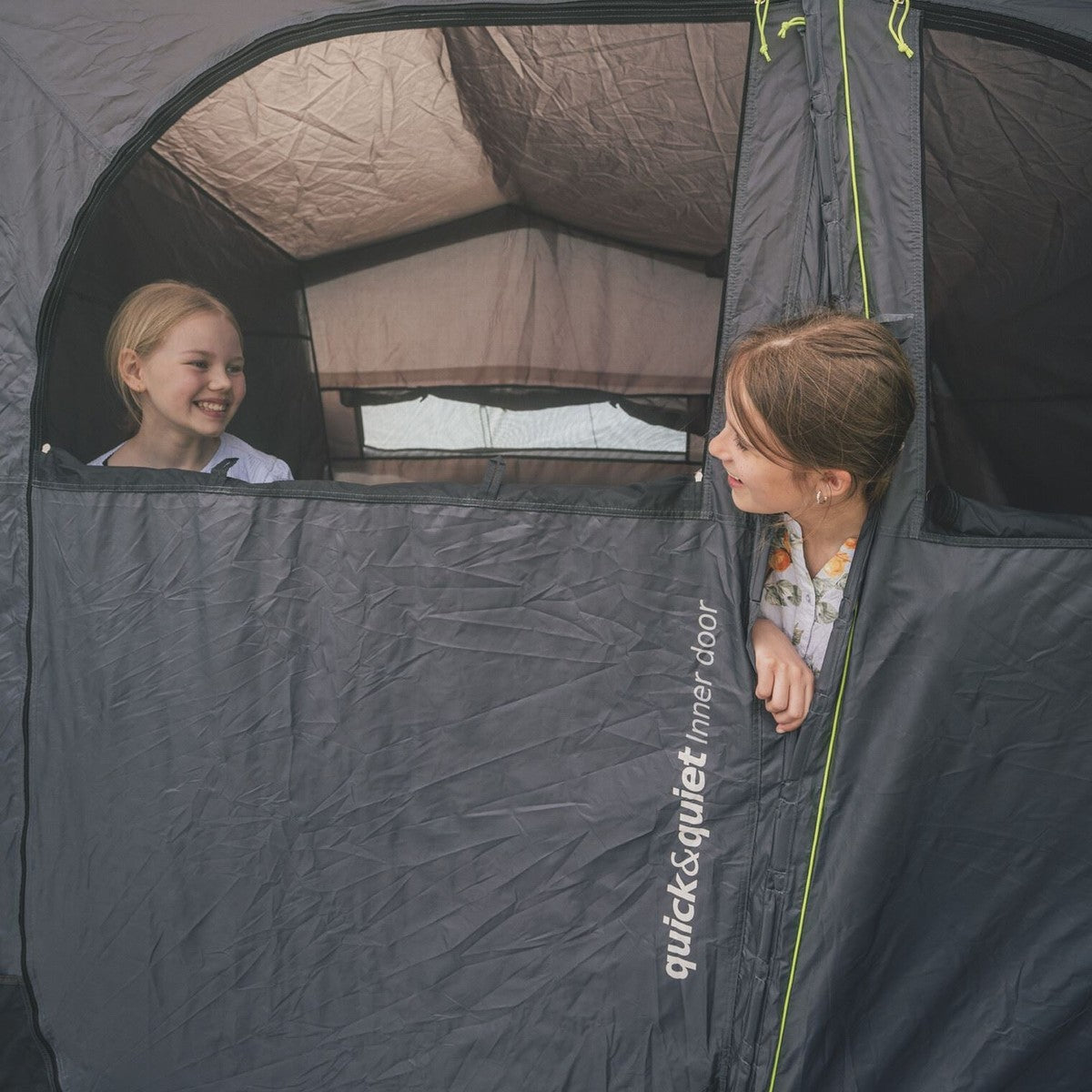 Outwell Monterey 5 Air 5 Berth Three Room Tunnel Tent