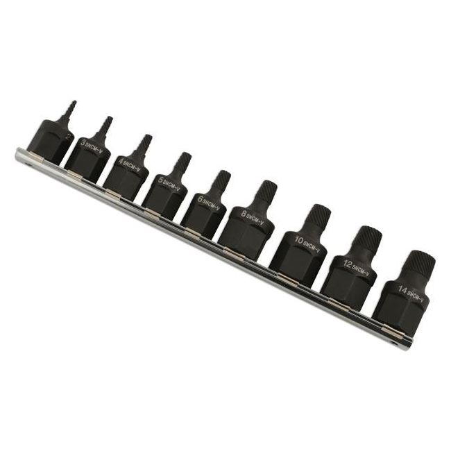 Laser Screw Extractor Set 3/8"D & 1/2"D 9pc 5967