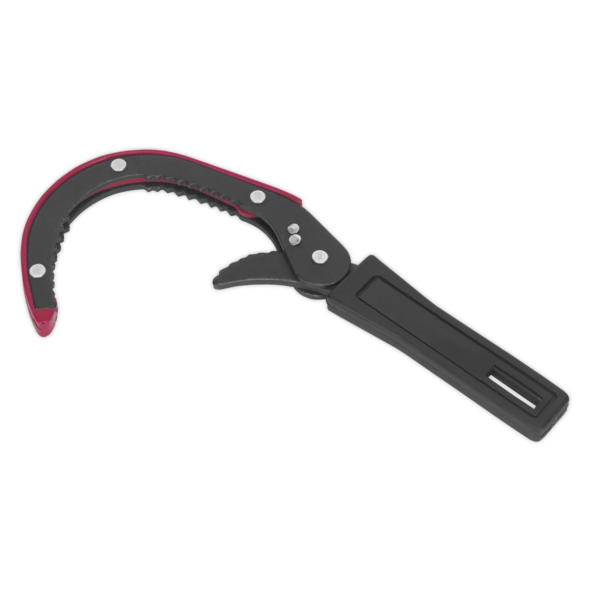 Sealey Oil Filter Wrench Remover 75-95mm Diameter Slim Design for Tight Spaces