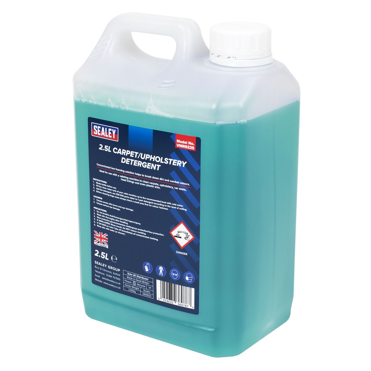 Sealey Carpet/Upholstery Detergent 2.5L VMR9225
