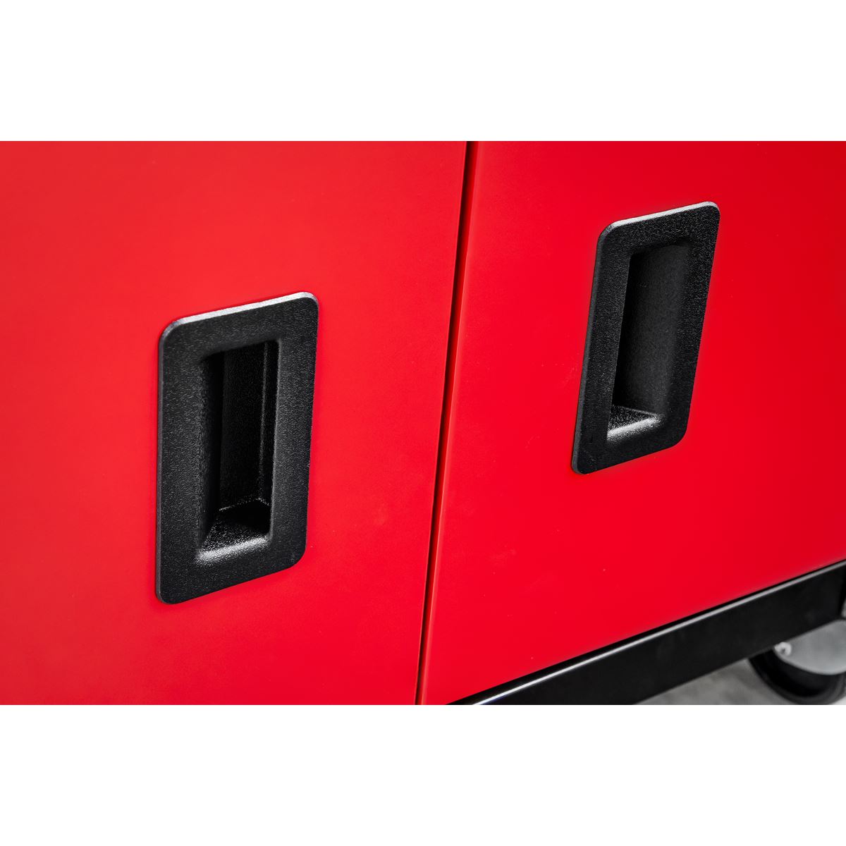 Sealey Topchest & Rollcab Combination 6 Drawer with Ball-Bearing Slides- Red