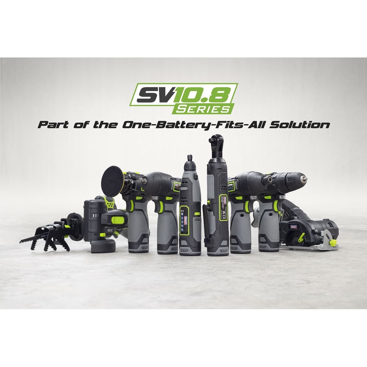 2 x SV10.8 Series Cordless Combi Drill & Impact Driver Kit 10.8V - 2 Batteries