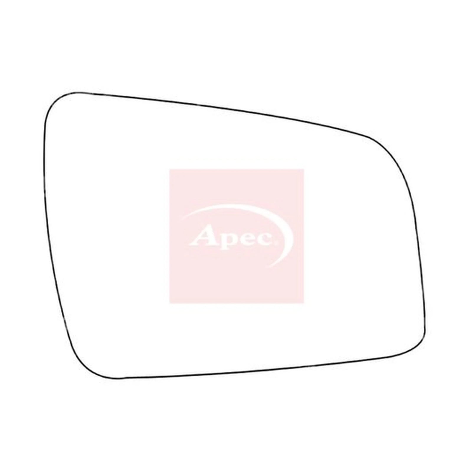 Apec Exterior Wing Mirror Glass Right AMS2292