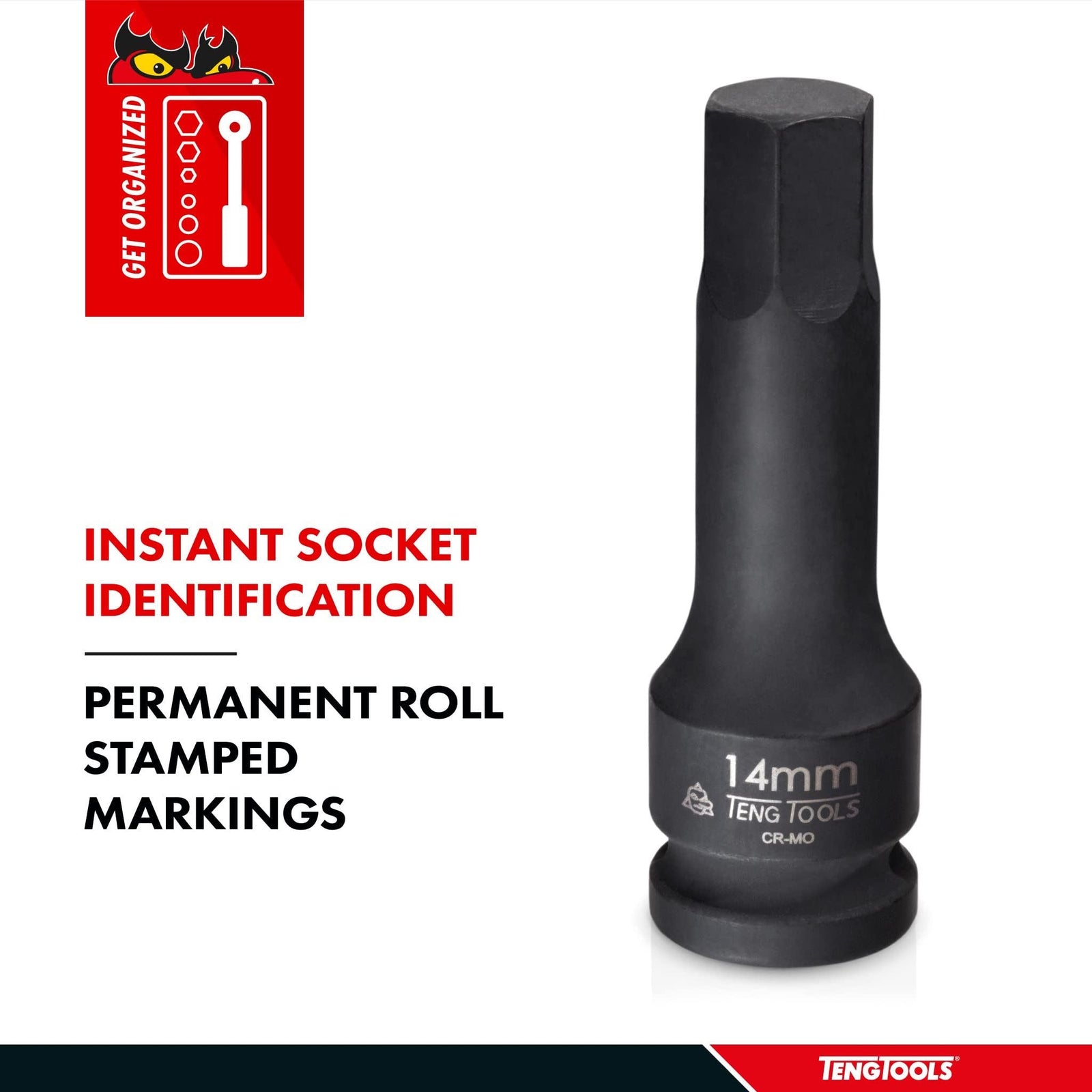 Teng Tools 1/2" Hex Impact Socket DIN AF 5/16"