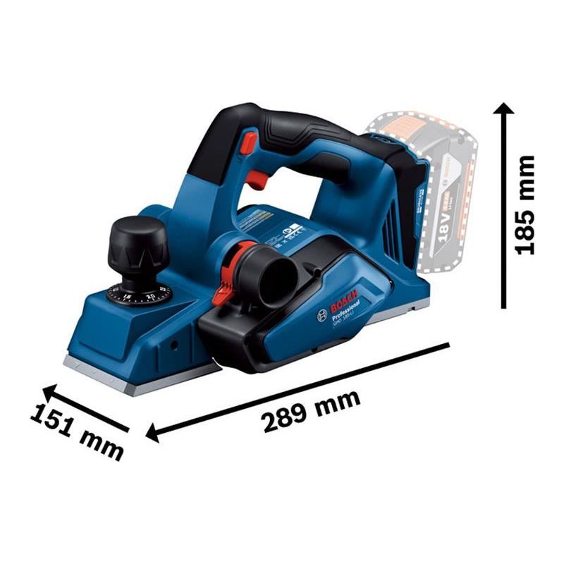 Bosch GHO 18V-26 Professional Planer 18V Bare Unit