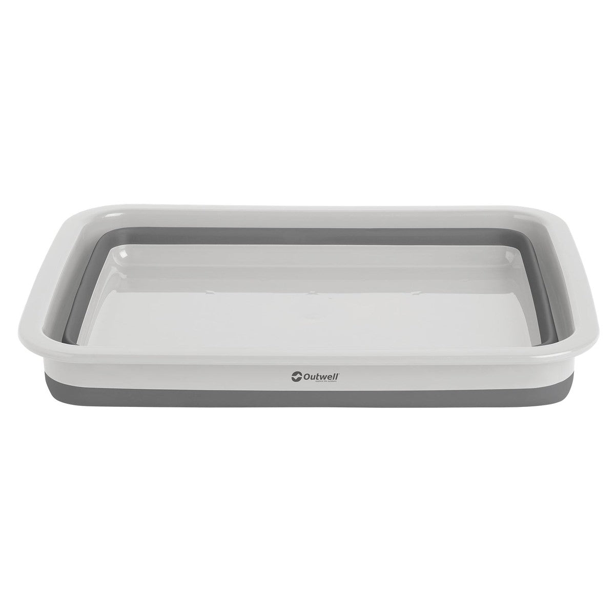 Outwell Collaps Wash Bowl With Drain Plug Grey Mist