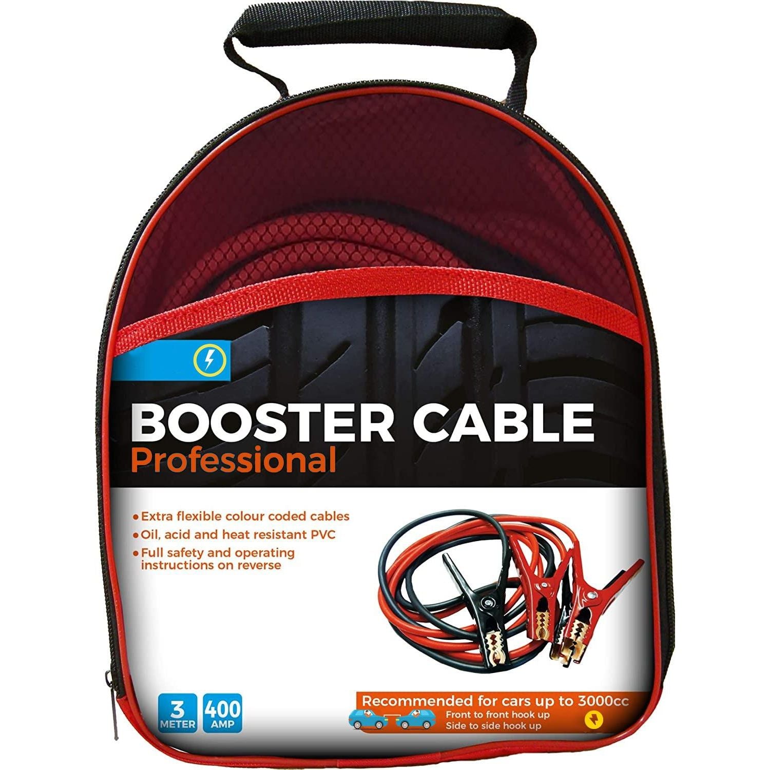 400Amp 3Mtr Proffessional Jump Leads