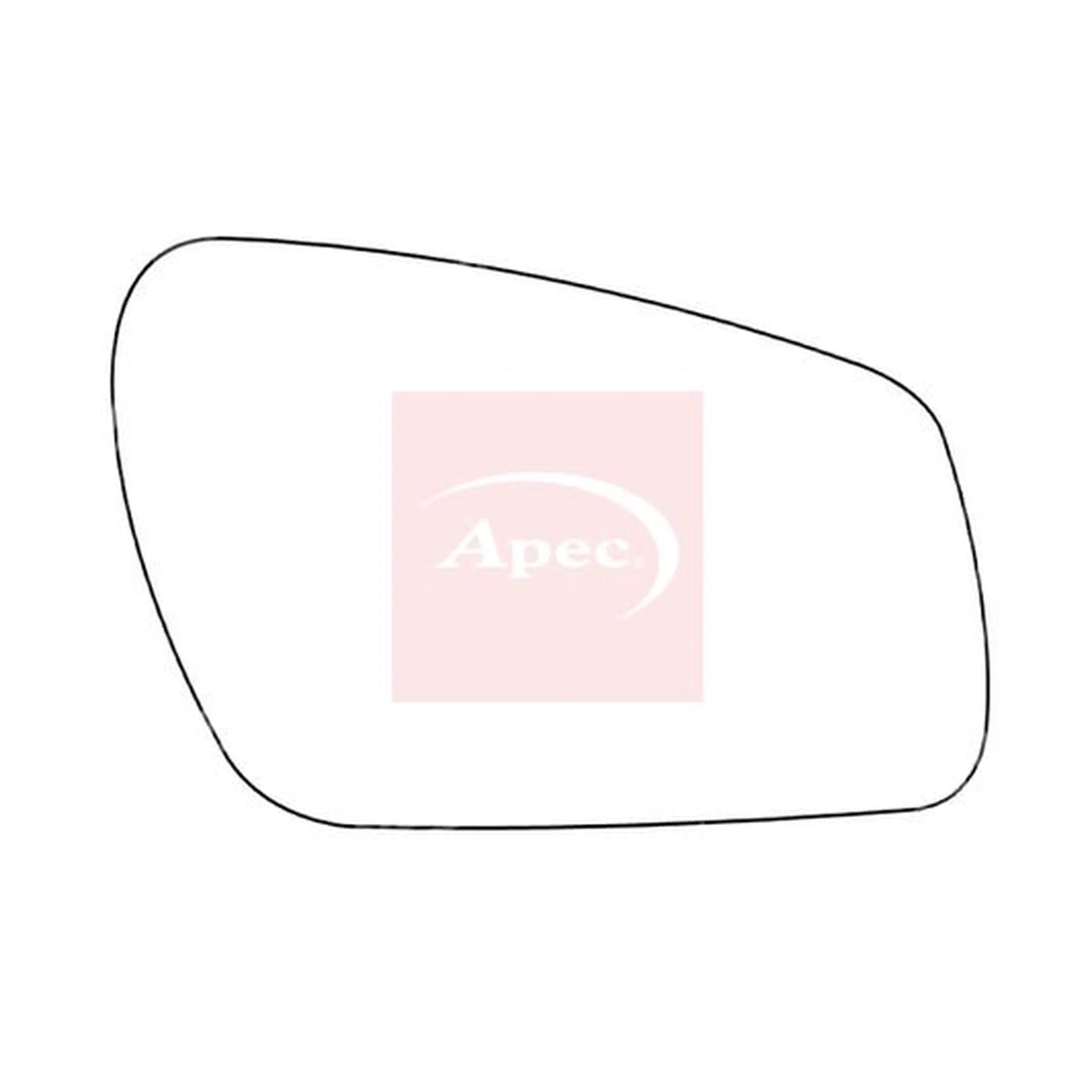 Apec Exterior Wing Mirror Glass Right AMS2124