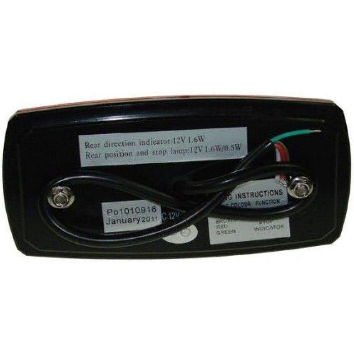 Maypole LED Trailer Combination Light Rear Direction Indicator 12V 16W MP8685BL