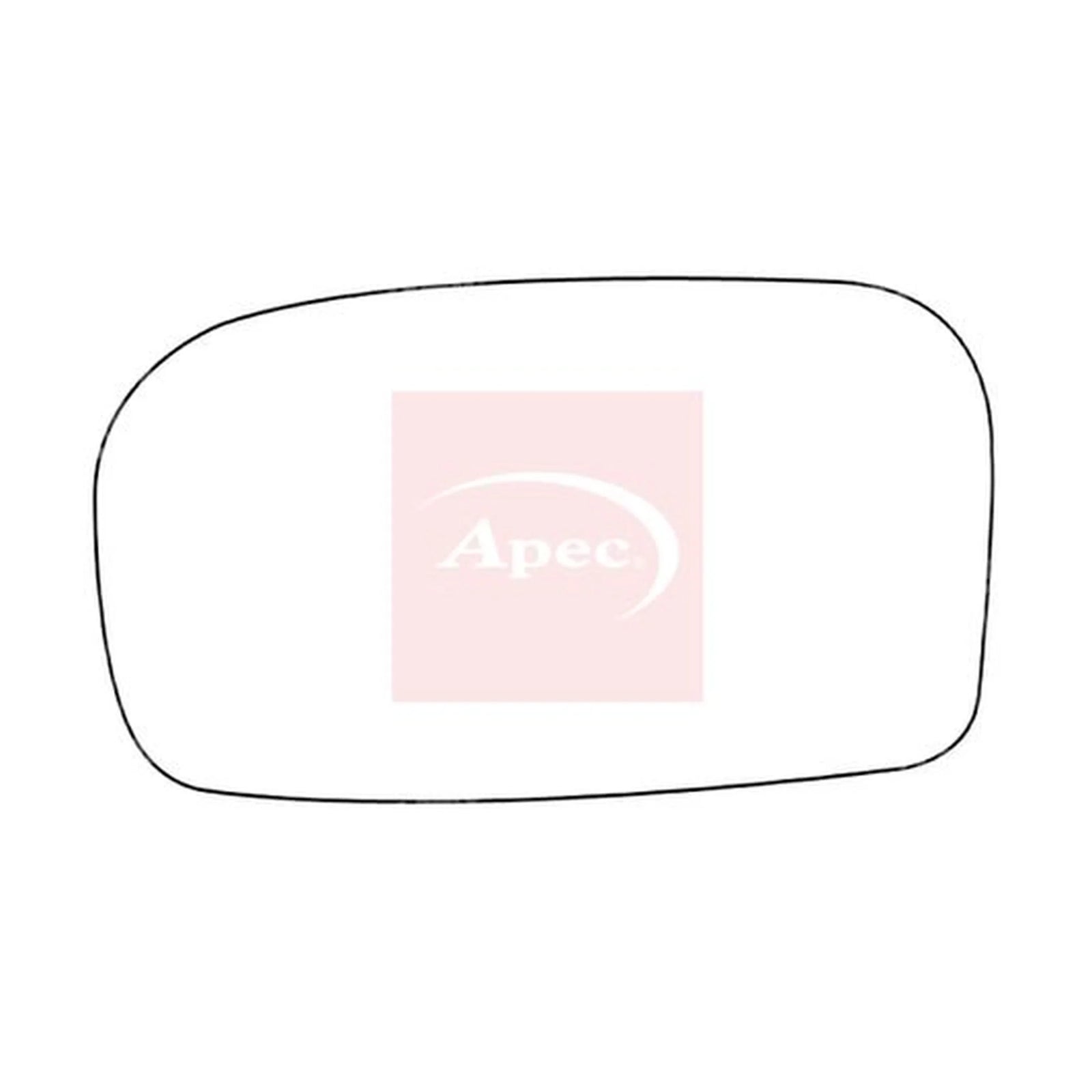 Apec Exterior Wing Mirror Glass Left AMS2593