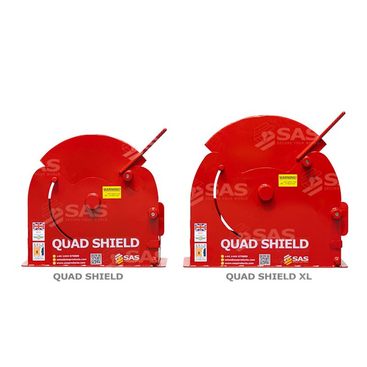 SAS Quad Shield Wheelclamp Xl Size / Lock Keyed Alike