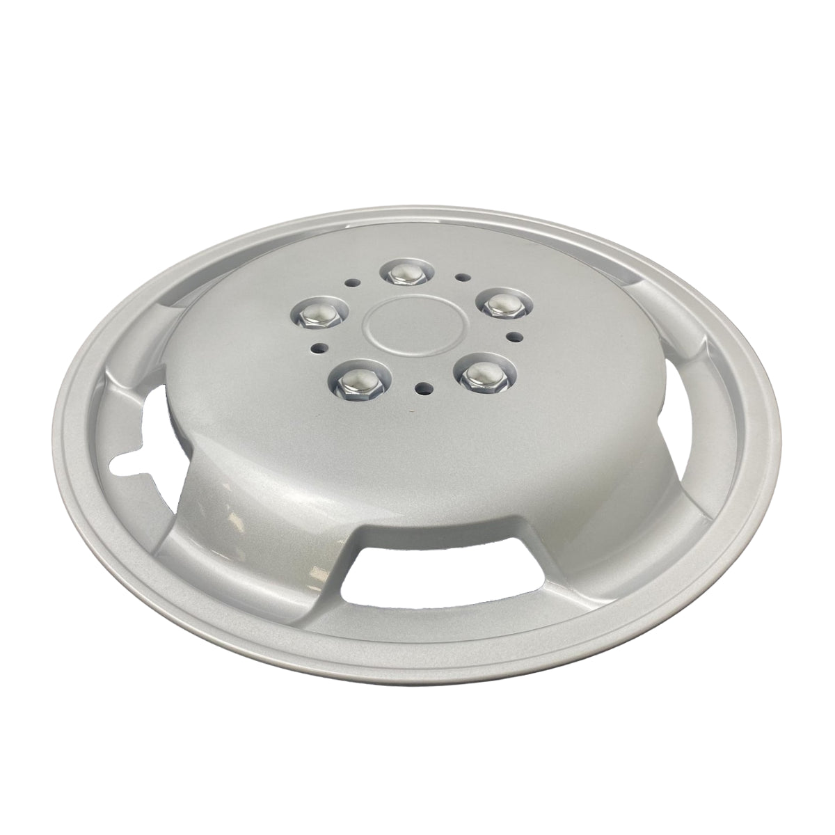 Milenco Silver Wheel Trims – 15" – Motorhome Steel Wheels – Set of 4