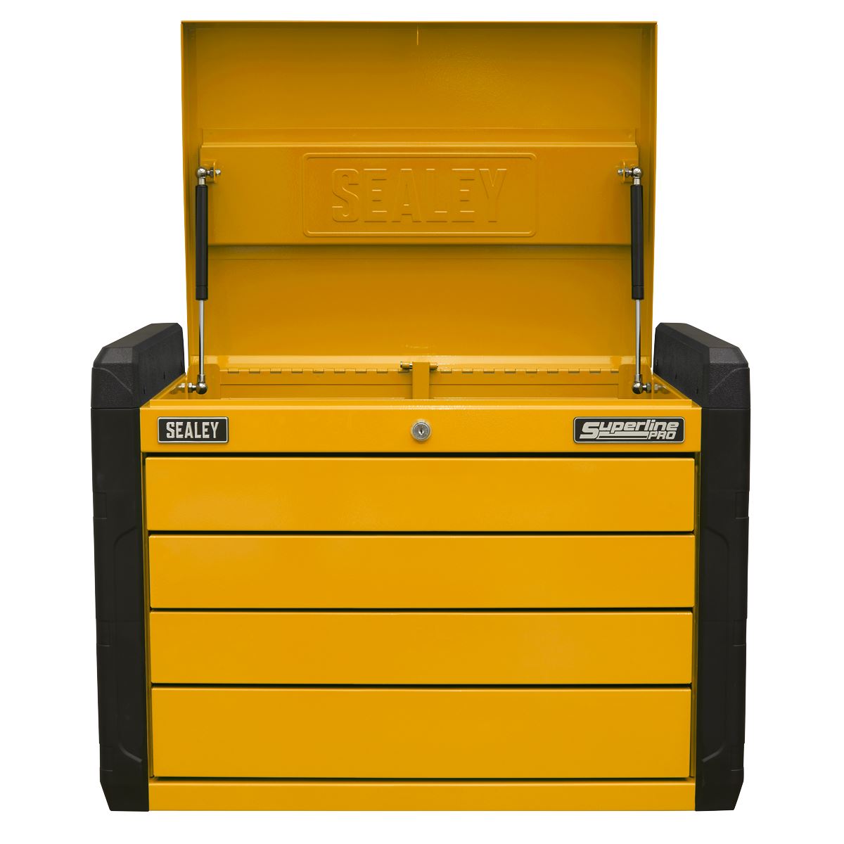Superline Pro Superline PRO Push-to-Open Topchest 4-Drawer - Orange APPD4O