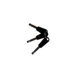 Milenco High-Security Van Door Lock – White Single (Sold Secure Gold Automotive, Hardened Steel, 3 Keys)