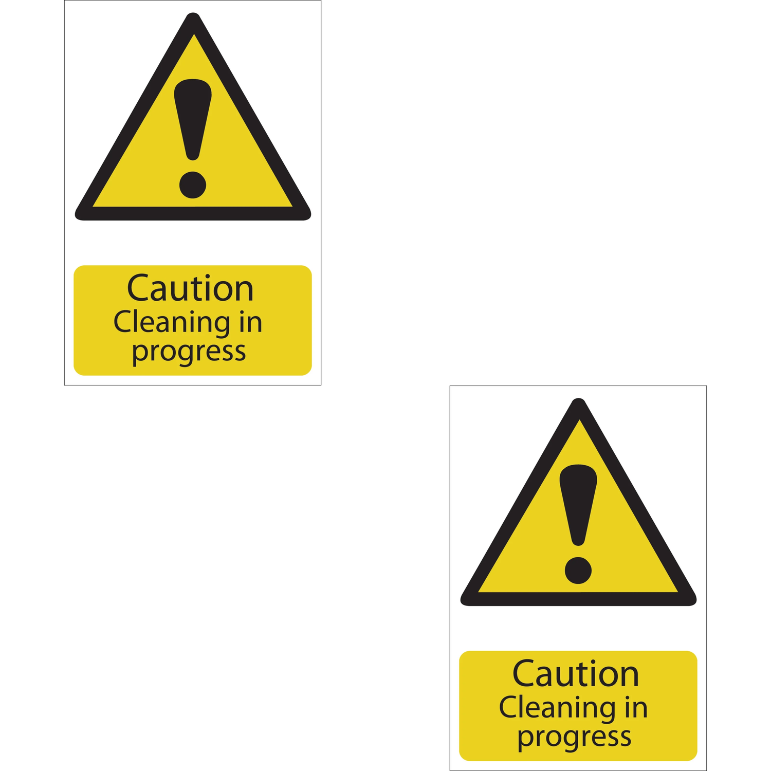 Draper Caution Cleaning - SS27