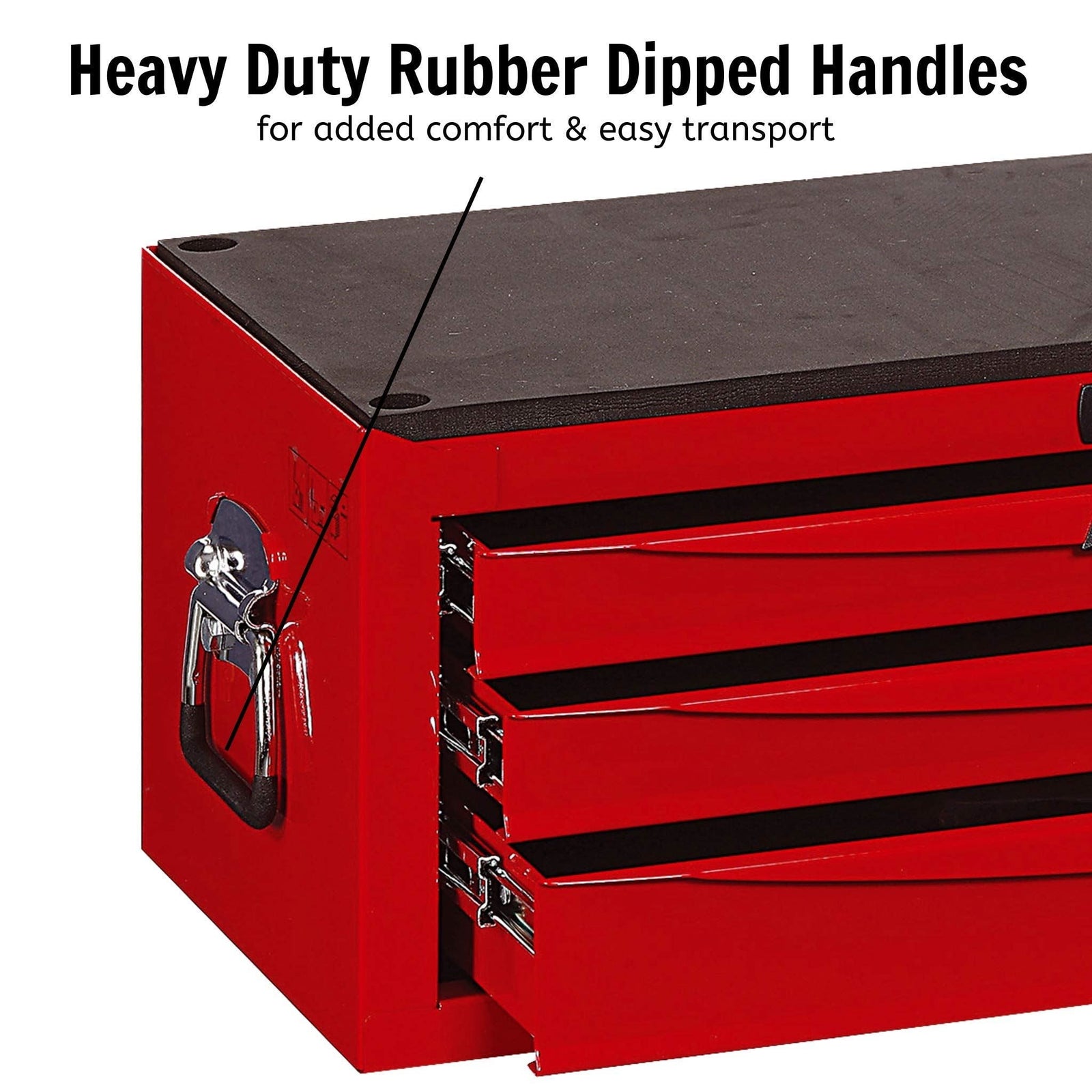 Teng Tools 26" PRO Middle Box 3 Drawers Red