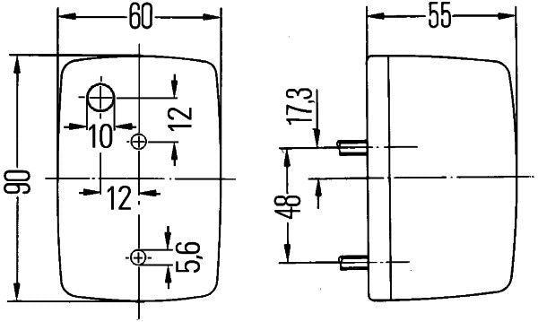 Hella Direction Indicator Light 2BA 002 652-127