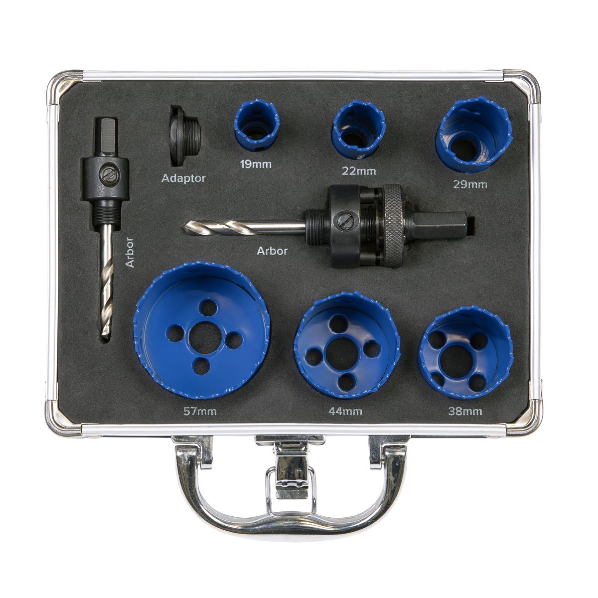Sealey Hole Saw Kit 9pc Plumbers WSPHSK