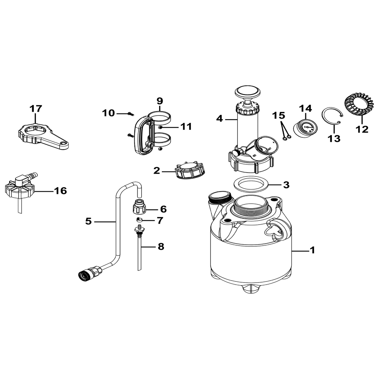 Sealey Plastic Hose Adaptor VS830-05