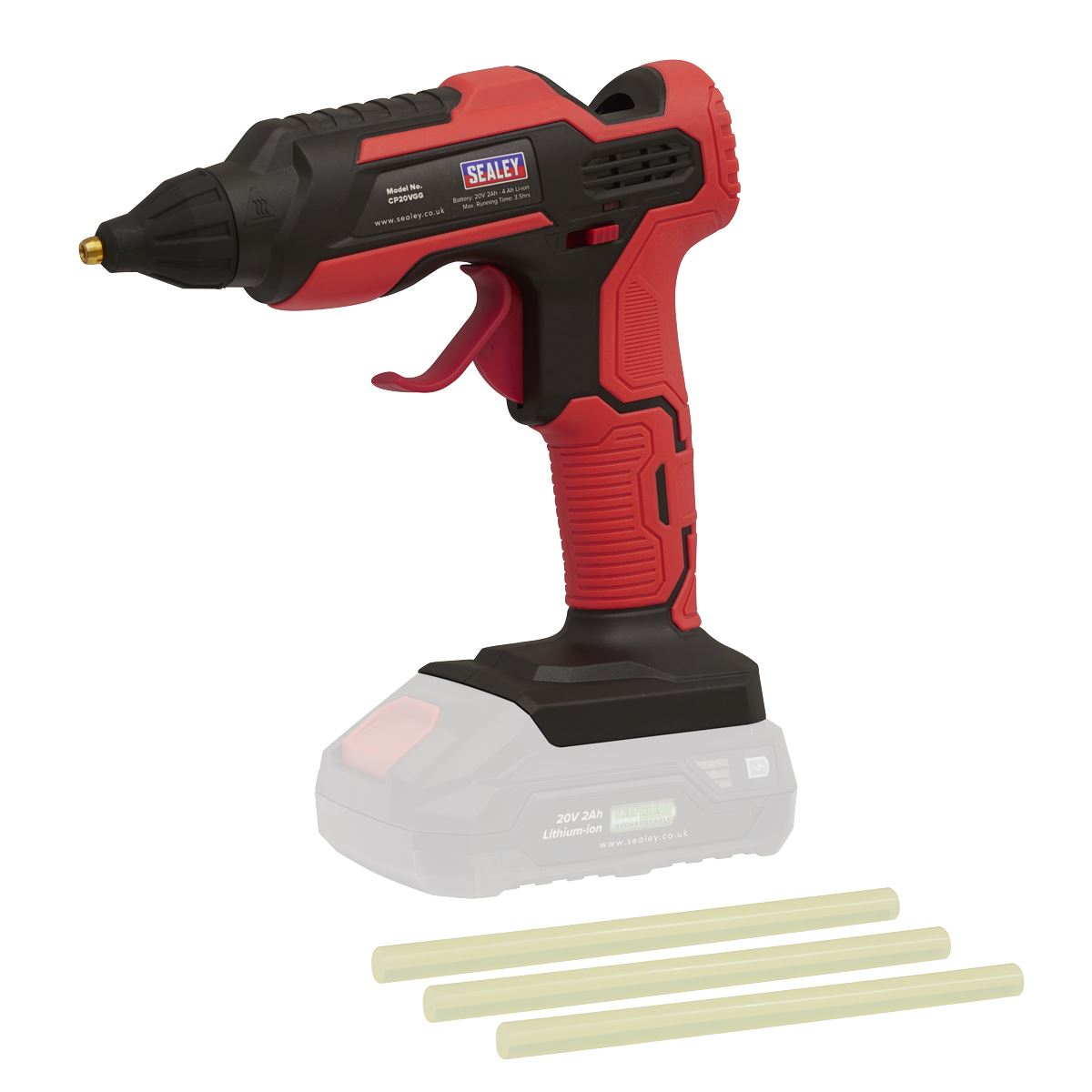 Sealey Cordless Glue Gun 20V SV20 Series Body Only CP20VGG
