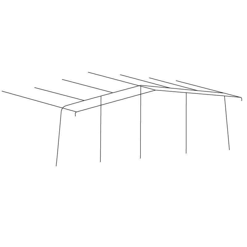 TRIGANO Poled Caravan Awning ATLANTIQUE 270 (2.7m Depth)