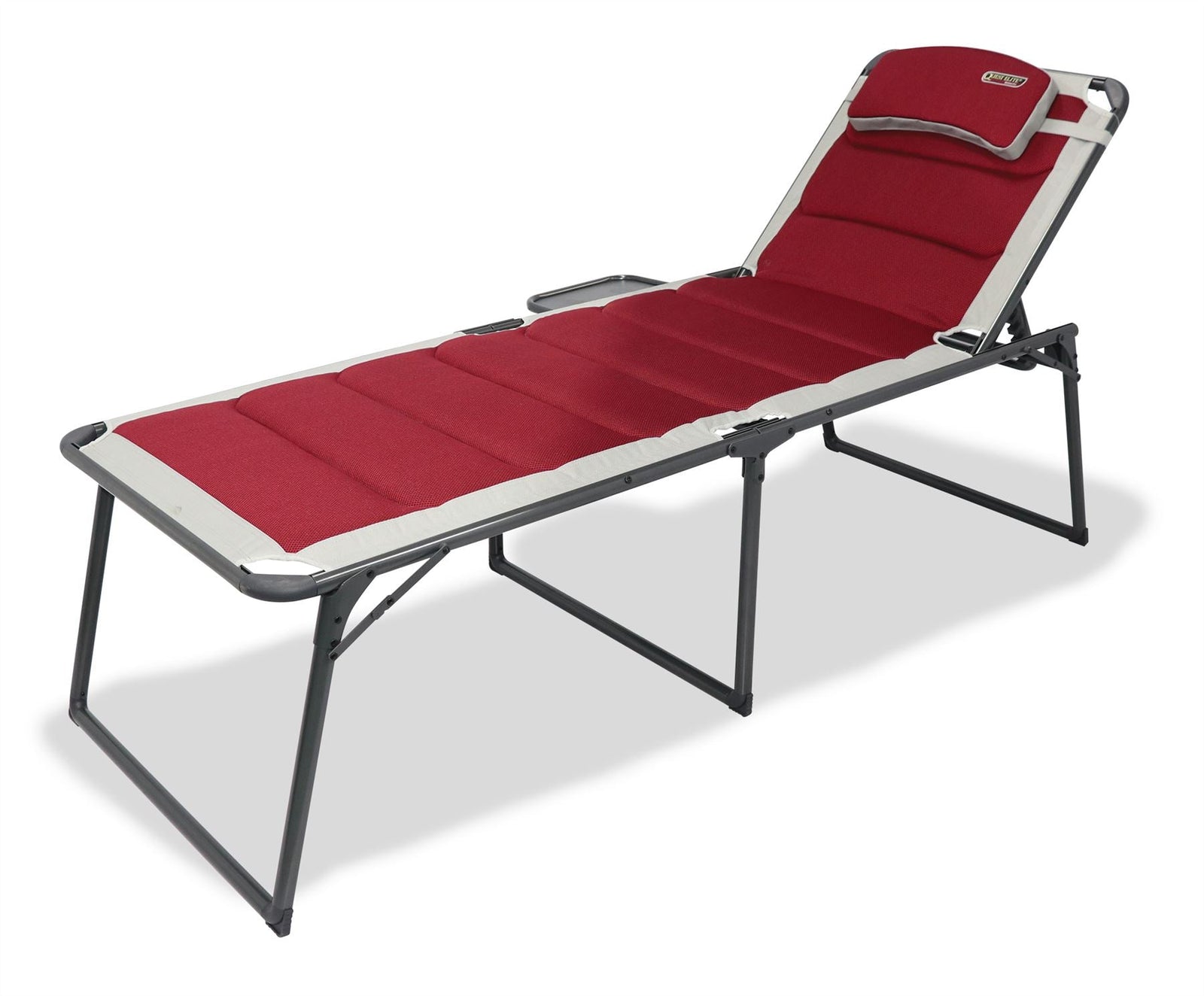 Quest Bordeaux Pro Lounge Sun Bed with side table