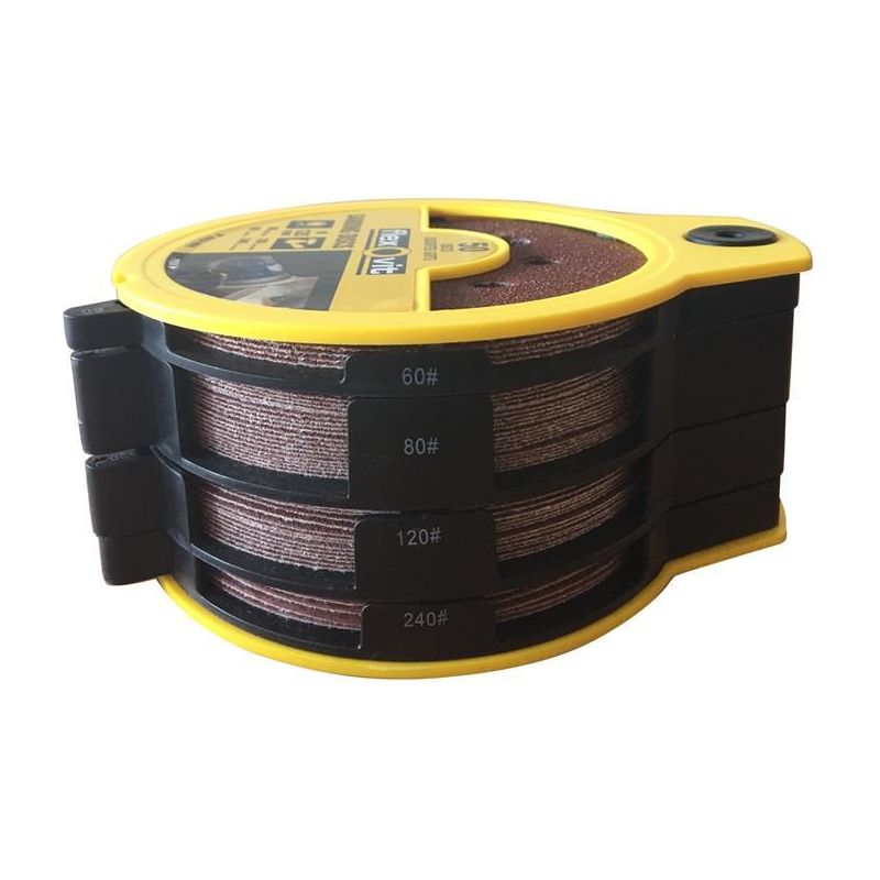 Flexovit Hook & Loop Sanding Disc 125mm Assorted (Dispenser 50)