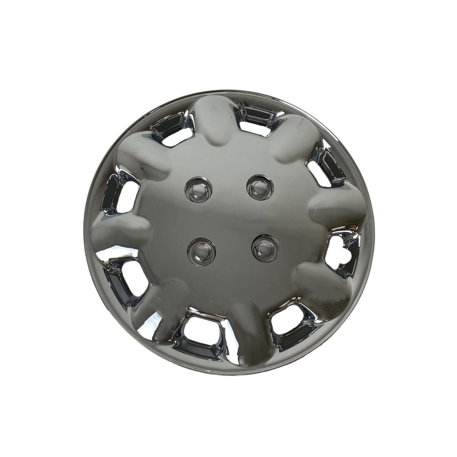 Milenco Chrome Wheel Trims – 13" – Caravan/Trailer Steel Wheels – Set of 4 (333C)