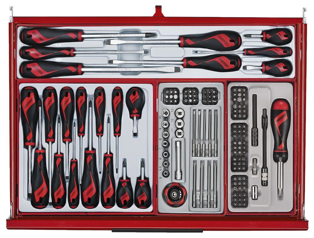 Teng Tools 53" PRO35™ Monster stack tool kit 1295 pieces red