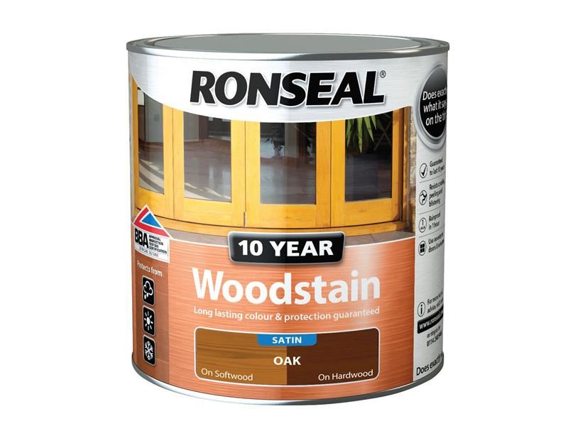 Ronseal 10 Year Woodstain Dark Oak 750ml