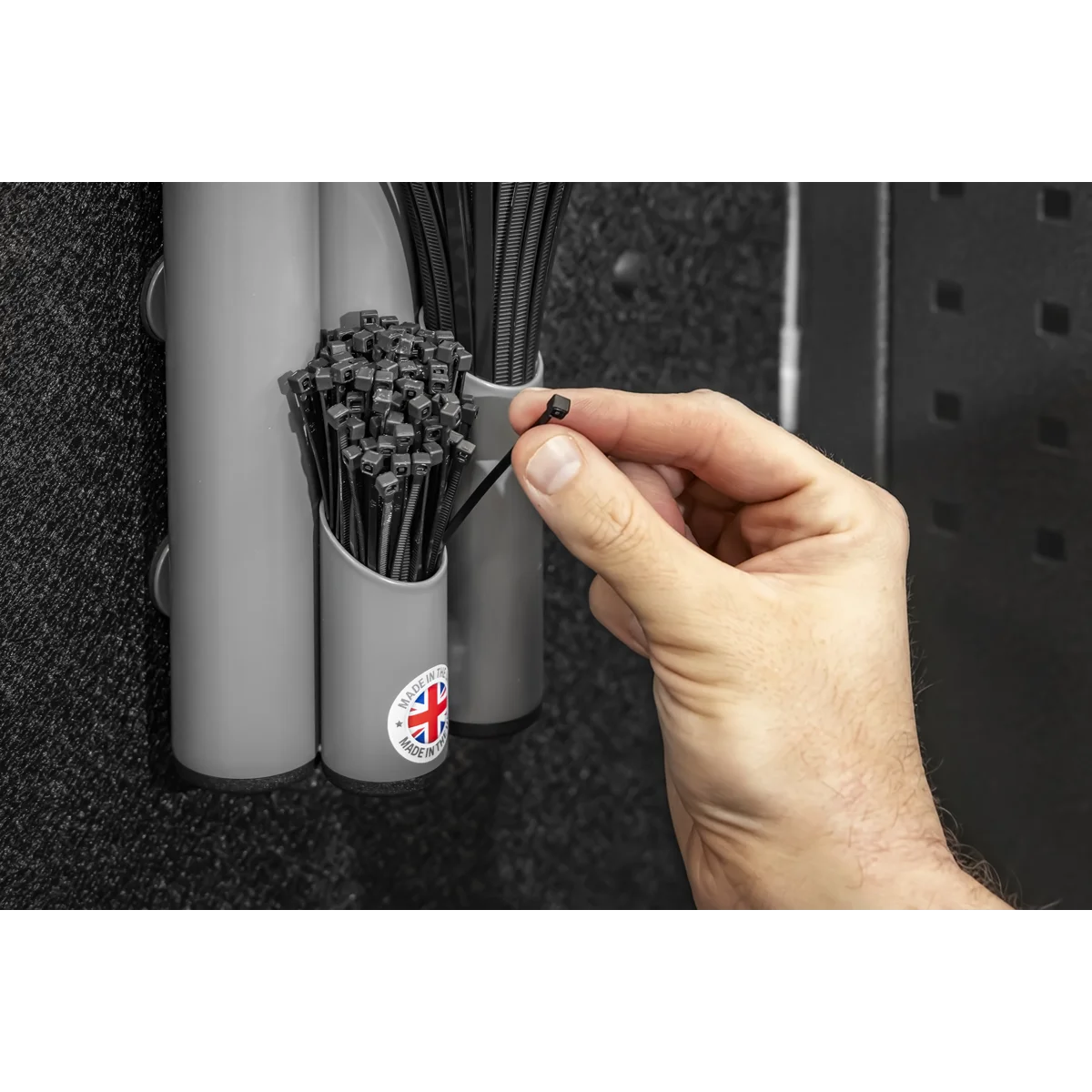 Sealey Large Magnetic Cable Tie Holder APCTHGXL Grey