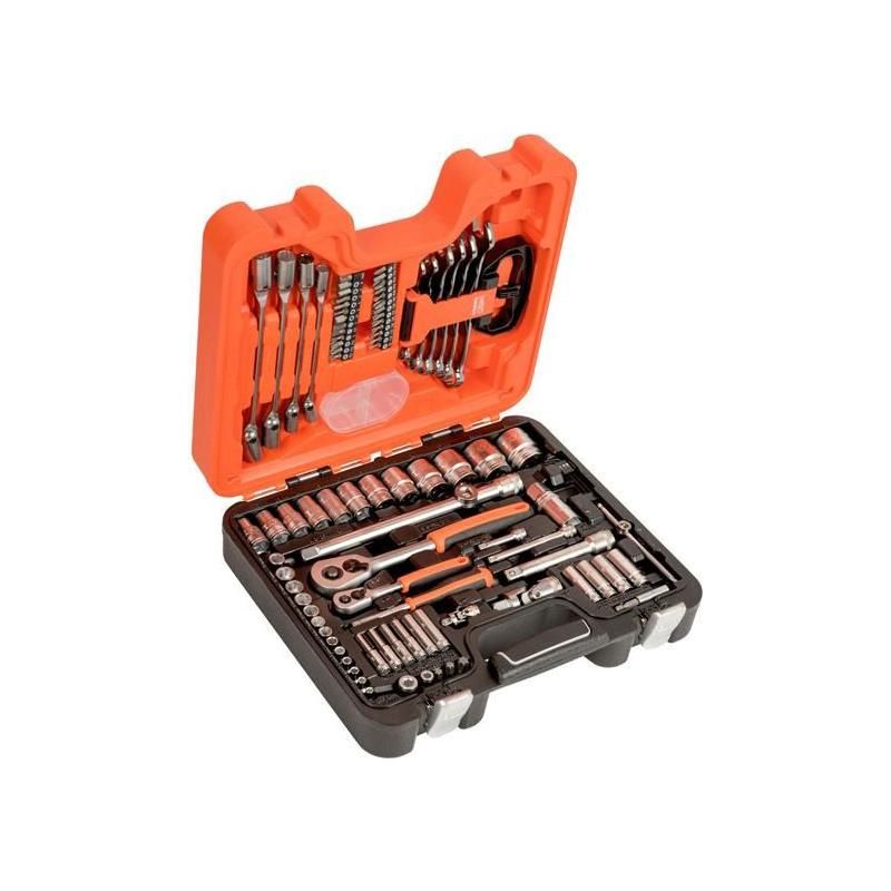 Bahco S910 1/4 & 1/2in Drive Socket & Spanner Set, 92 Piece