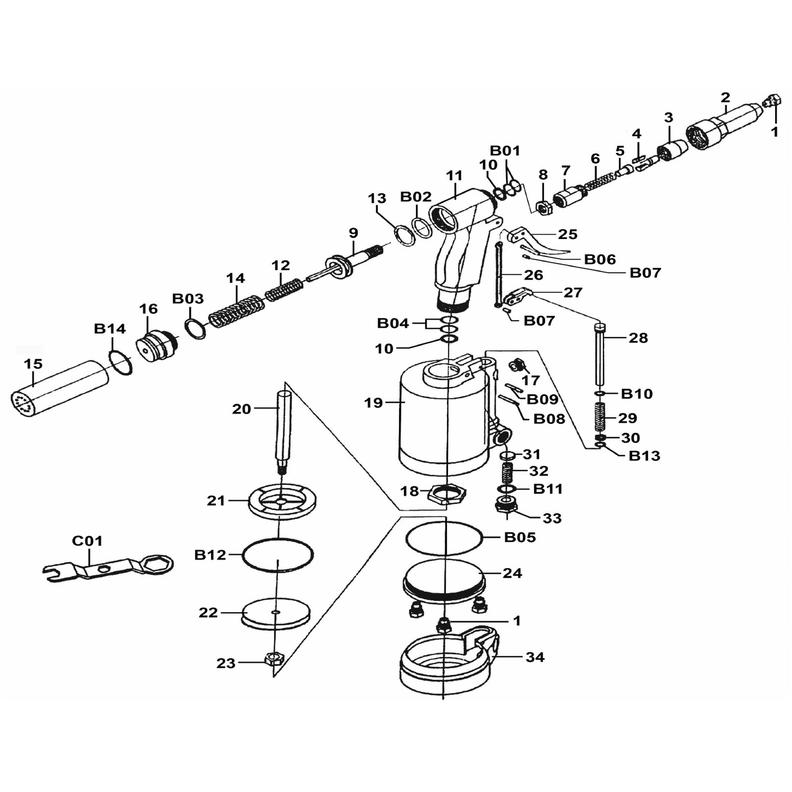 Sealey O-Ring SA314.V5-B12