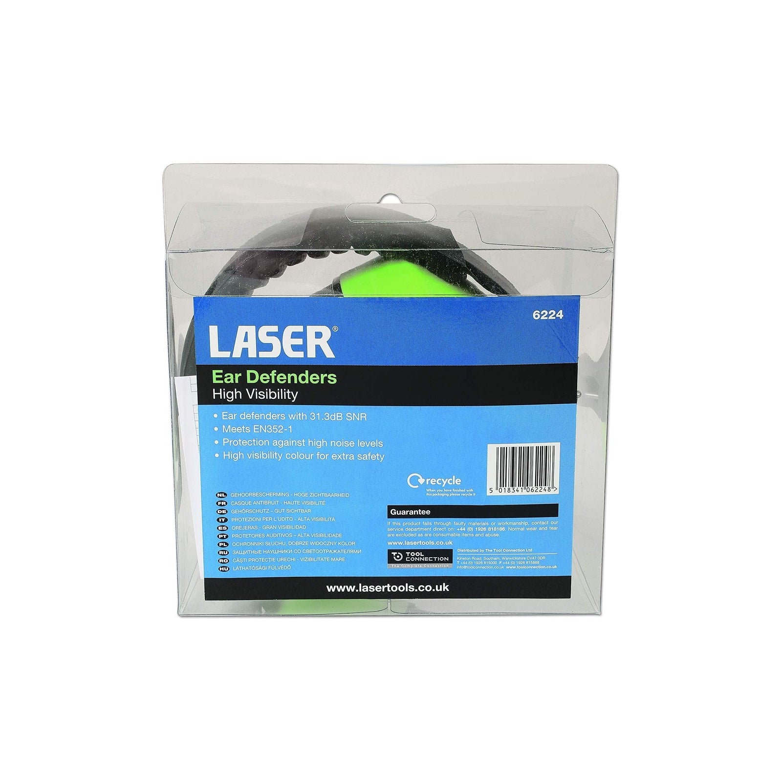 Laser Ear Defenders - High Visibility 6224
