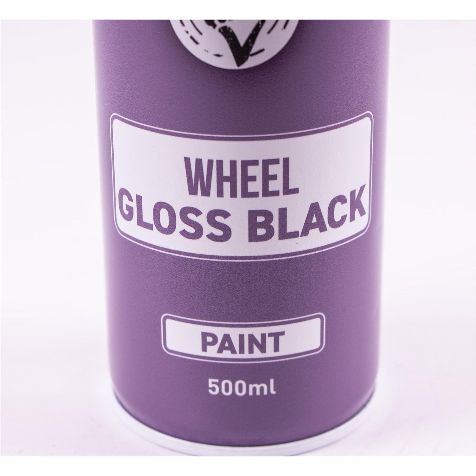 12x Autotek GLOSS BLACK Wheel Paint 500ml Spray Paint High Coverage