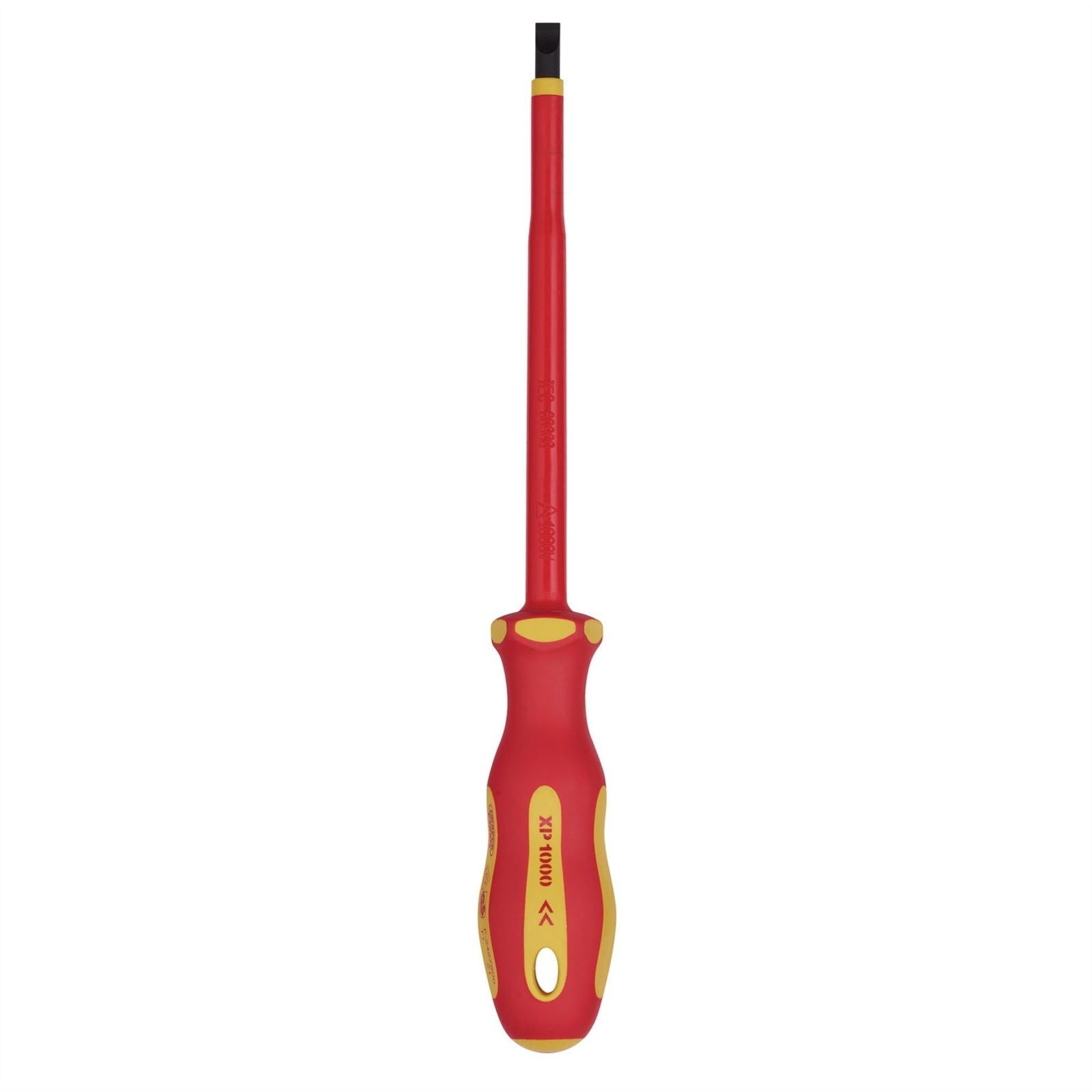 Draper XP1000 VDE Plain Slot Screwdriver, 6.5 x 150mm 64422