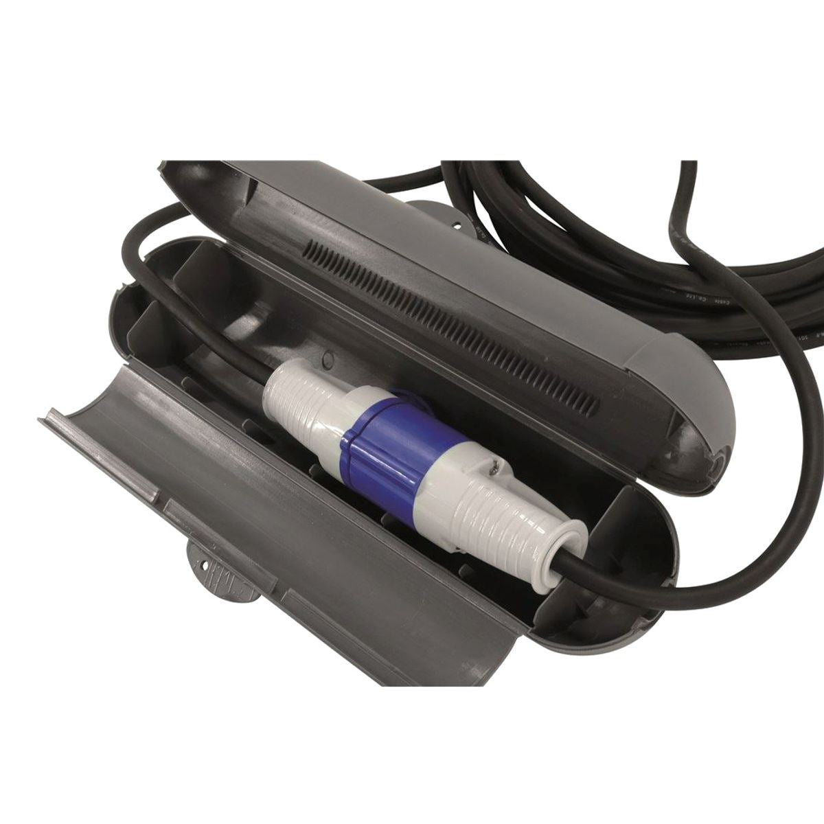 Outwell Cable Safety Box IP44 Splashproof & Lockable Keep Your Cables Safe w