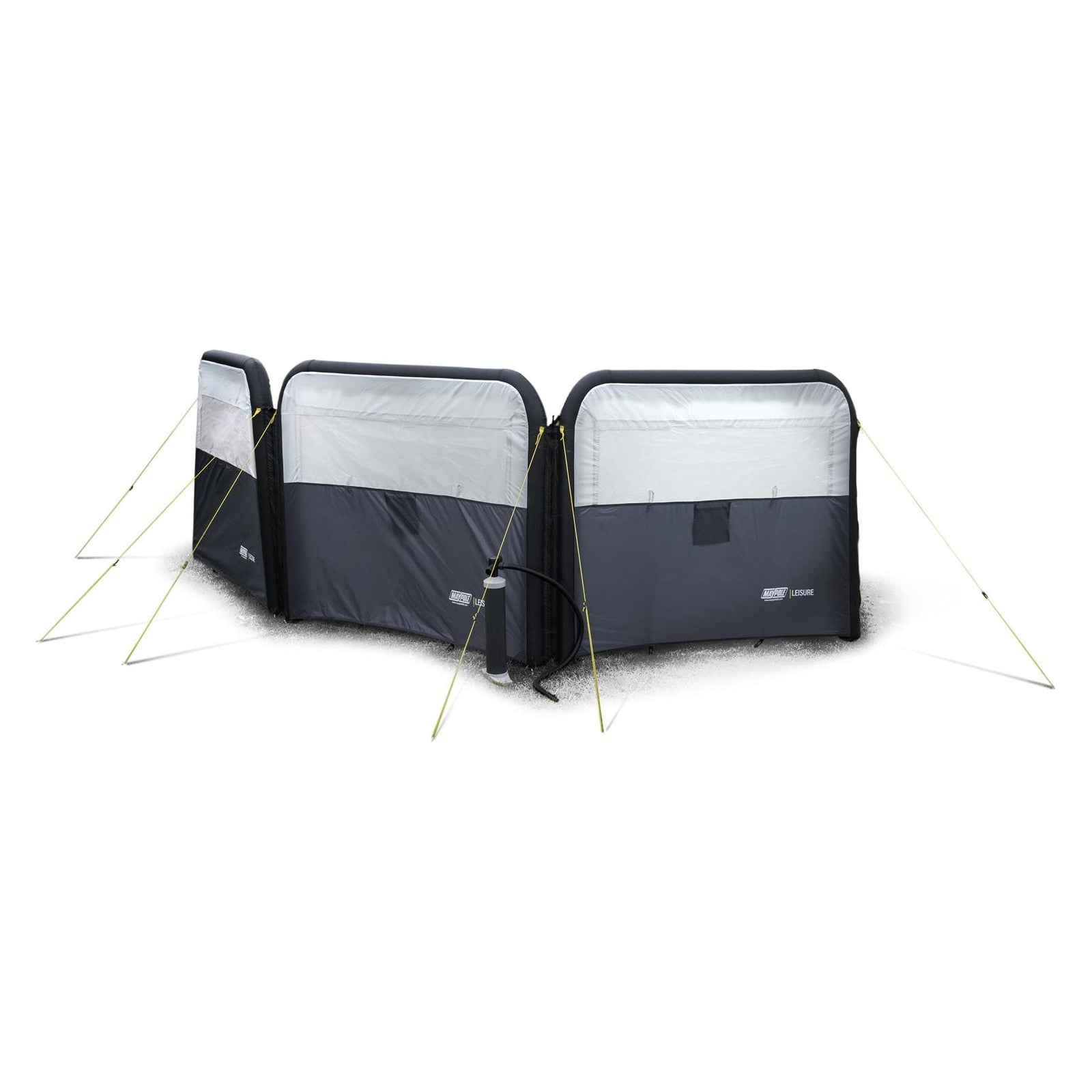 Maypole Air Shield Inflatable Camping Modular Windbreak - 3 Panel