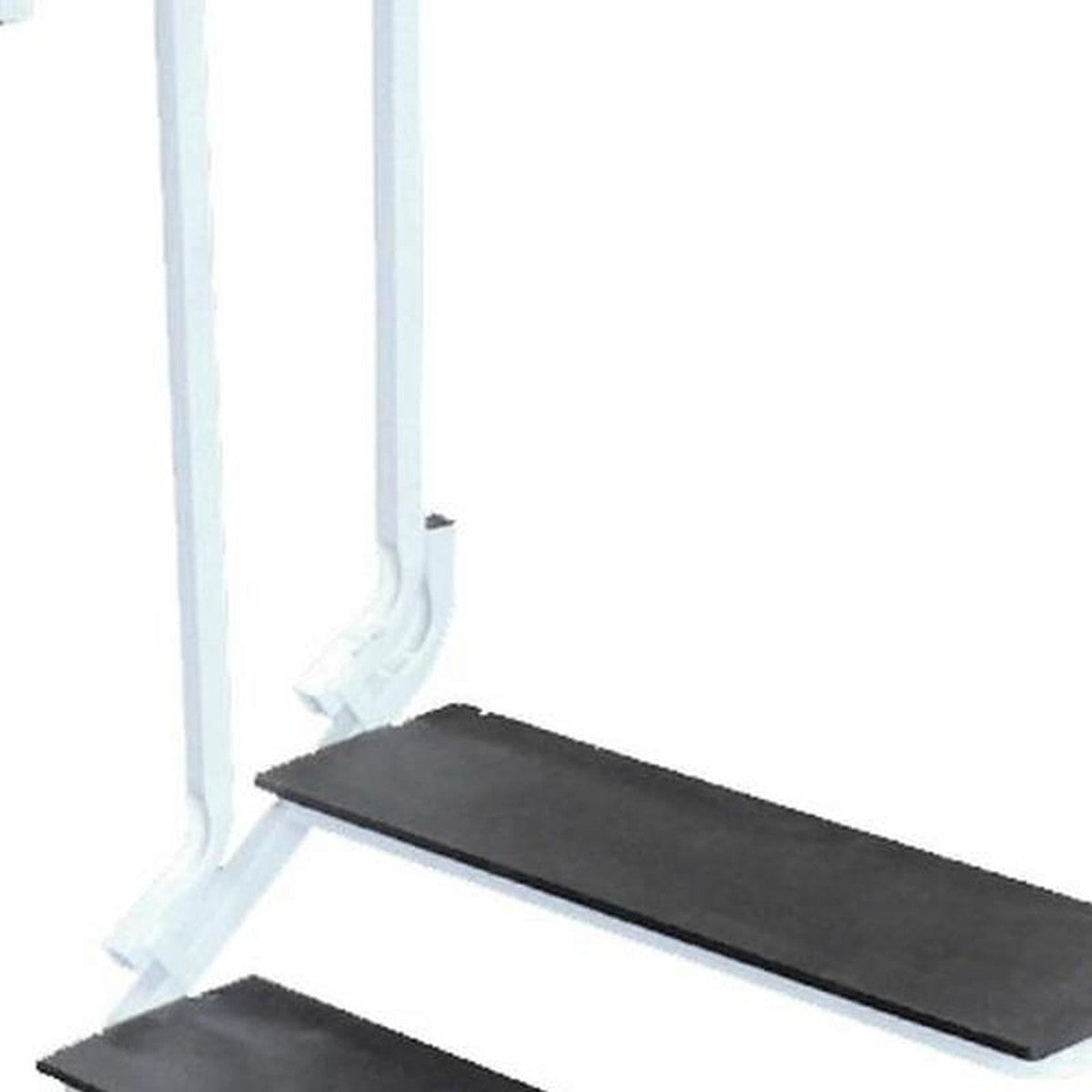 Bolt On 2 Tread Step White 31-1/2" Wide