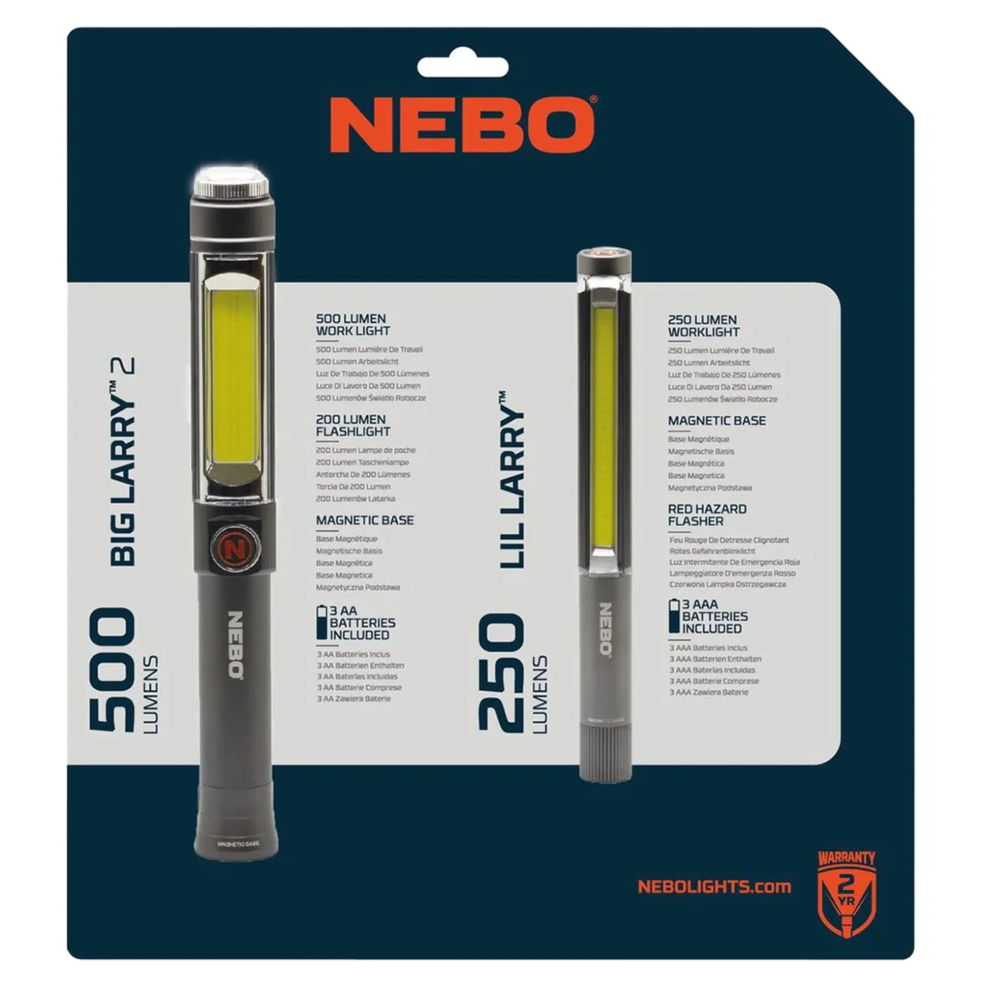 Nebo Torch Combo Pack – Big Larry & Lil Larry
