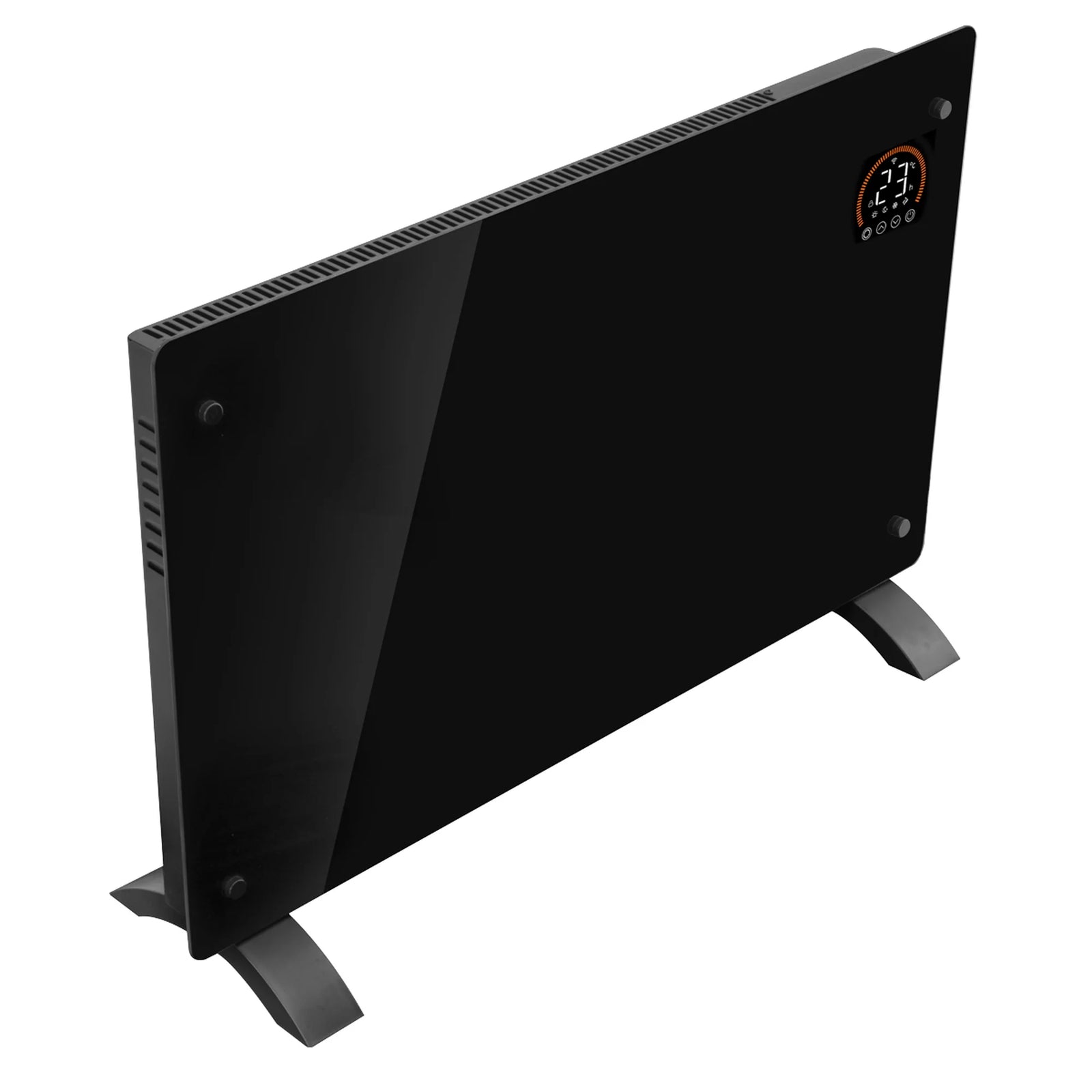 Baridi Electric Glass Panel Heater 2000W Wi-Fi Enabled Black